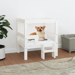 vidaXL Hundebet Massivholz Kiefer 55,5 x 53,5 x 60 cm (822368) vidaXL Hundebet Massivholz Kiefer 55,5 x 53,5 x 60 cm (822368)