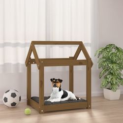 vidaXL Hundas gulta masīvkoks priede 61 x 50 x 70 cm (822200) vidaXL Hundas gulta masīvkoks priede 61 x 50 x 70 cm (822200)