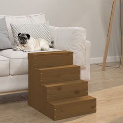 vidaXL Haustiertreppe Massivholz Kiefer 40 x 49 x 47 cm (822469) vidaXL Haustiertreppe Massivholz Kiefer 40 x 49 x 47 cm (822469)