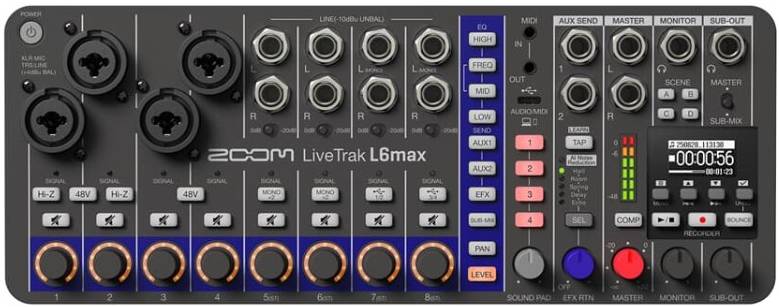 Zoom LiveTrak L6max Zoom LiveTrak L6max