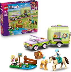 LEGO Friends zirgs un kumeļš ar zirgu piekabi (42695) LEGO Friends zirgs un kumeļš ar zirgu piekabi (42695)
