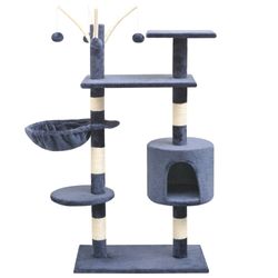 vidaXL Katzen-Kratzbaum 125 cm (170484) vidaXL Katzen-Kratzbaum 125 cm (170484)