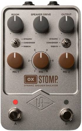 Universal Audio OX Stomp Dinamiska Skaļruņu Emulators Universal Audio OX Stomp Dinamiska Skaļruņu Emulators