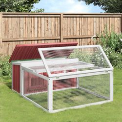 vidaXL Kaninchenstall Massivholz Kiefer 117,5 x 97 x 47,5 cm (172288) vidaXL Kaninchenstall Massivholz Kiefer 117,5 x 97 x 47,5 cm (172288)
