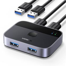 UGREEN USB pārslēdzējs 2 In 2 Out (35313) UGREEN USB pārslēdzējs 2 In 2 Out (35313)