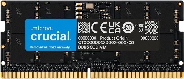 Crucial DDR5-4800 8GB (CT8G48C40S5T) Crucial DDR5-4800 8GB (CT8G48C40S5T)