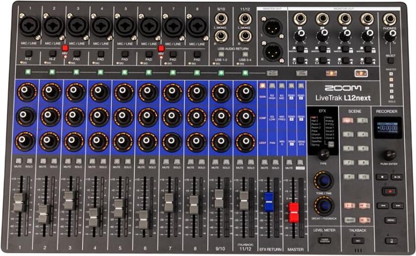 Zoom LiveTrak L12next Zoom LiveTrak L12next