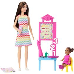 Mattel Barbie lelle skolotāja (JCR76) Mattel Barbie lelle skolotāja (JCR76)