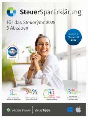 Steuertipps SteuerSparErklärung 2026 Steuertipps SteuerSparErklärung 2026