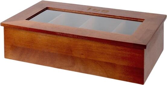 APS Tējas kaste ar 4 nodalījumiem 33,5 x 20 cm APS Tējas kaste ar 4 nodalījumiem 33,5 x 20 cm