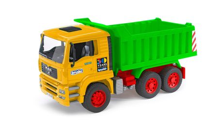 Bruder MAN TGA kravas automašīna ar pašizgāzēju īpašā izlaiduma 50 gadi (01066) Bruder MAN TGA kravas automašīna ar pašizgāzēju īpašā izlaiduma 50 gadi (01066)