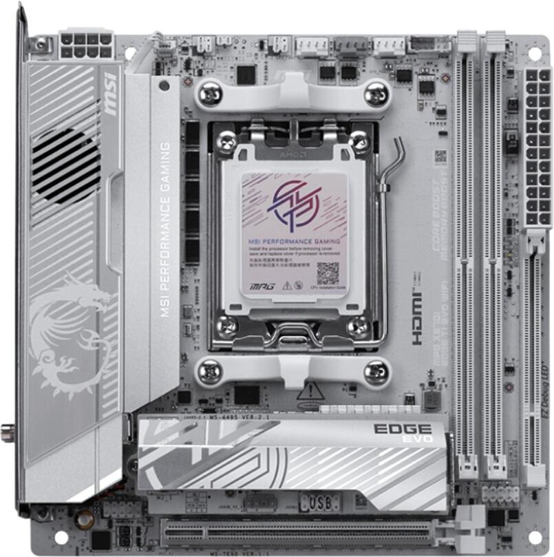 MSI MPG X870I Edge TI Evo WiFi MSI MPG X870I Edge TI Evo WiFi