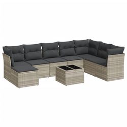 vidaXL Garten-Sofagarnitur mit Kissen (3249901) vidaXL Garten-Sofagarnitur mit Kissen (3249901)