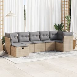 vidaXL Garten dīvānu komplekts 7-daļīgs (3325305) vidaXL Garten dīvānu komplekts 7-daļīgs (3325305)