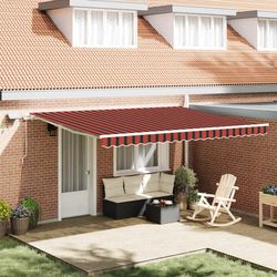 vidaXL Einziehbare Markise 450 x 350 cm mit LED (3331082) vidaXL Einziehbare Markise 450 x 350 cm mit LED (3331082)