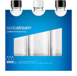 SodaStream Classic plastmasas pudele 1 L 3 gab. iepakojums SodaStream Classic plastmasas pudele 1 L 3 gab. iepakojums