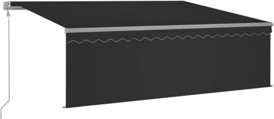 vidaXL Markīze Automātiska ar Rullo LED Vēja sensors 4 x 3 m (3069434)