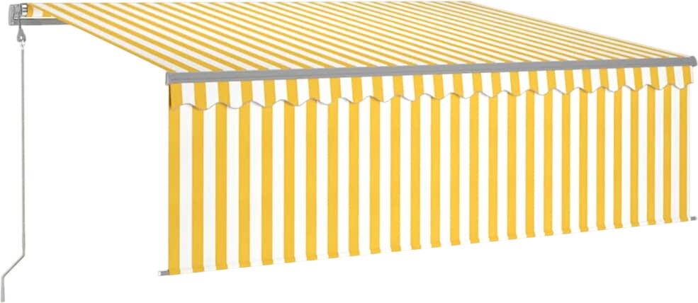 vidaXL Markīze Automātiska ar Rullo LED Vēja sensors 4 x 3 m (3069433)