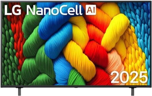 LG 55\" NanoCell AI NANO80 4K Smart TV 2025 55NANO80A3B LG 55\" NanoCell AI NANO80 4K Smart TV 2025 55NANO80A3B