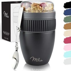 Milu Müsli krūze no nerūsējošā tērauda 400 ml Milu Müsli krūze no nerūsējošā tērauda 400 ml
