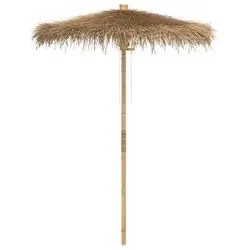 vidaXL Tiki lietussargs ar banānu lapu jumtu 180 cm (4108223) vidaXL Tiki lietussargs ar banānu lapu jumtu 180 cm (4108223)