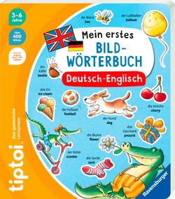 Ravensburger tiptoi Mana pirmā attēlu-vārdnīca vācu-angļu Ravensburger tiptoi Mana pirmā attēlu-vārdnīca vācu-angļu