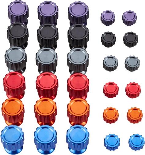 Asetek Alumīnija pogu komplekts