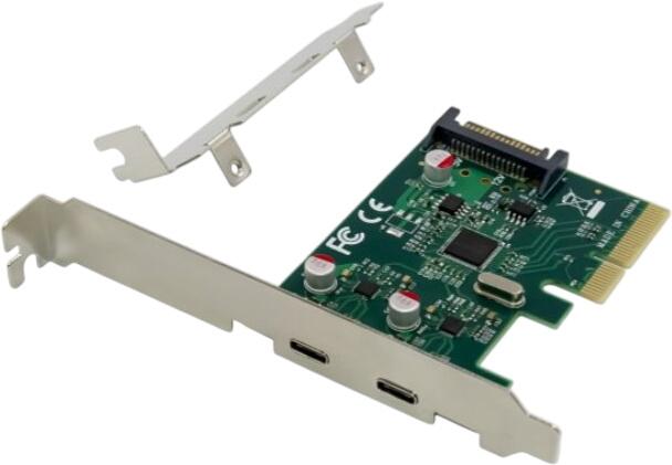 Conceptronic 2-Port USB 3.2 Gen 2 Type-C PCIe karte (EMRICK13G) Conceptronic 2-Port USB 3.2 Gen 2 Type-C PCIe karte (EMRICK13G)