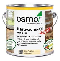 Osmo Hartwachs-Öl Original 3011 spīdīgs 2,5 l Osmo Hartwachs-Öl Original 3011 spīdīgs 2,5 l