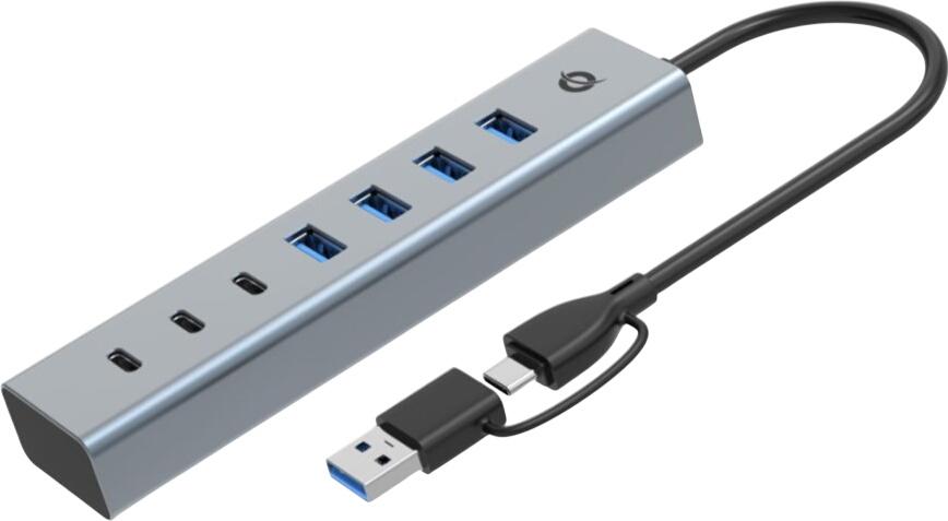 Conceptronic 7-Port USB 3.2 Gen 1 Hub (HUBBIES20G)