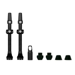 Muc-Off Tubeless vārsti V2 60 mm - melns Muc-Off Tubeless vārsti V2 60 mm - melns