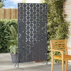 vidaXL Privātuma aizsargs tērauds 100 x 50 x 180 cm (868579) vidaXL Privātuma aizsargs tērauds 100 x 50 x 180 cm (868579)