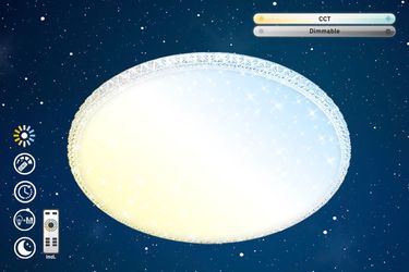 Briloner Zvaigžņotās debess LED griestu lampa 60 cm Briloner Zvaigžņotās debess LED griestu lampa 60 cm