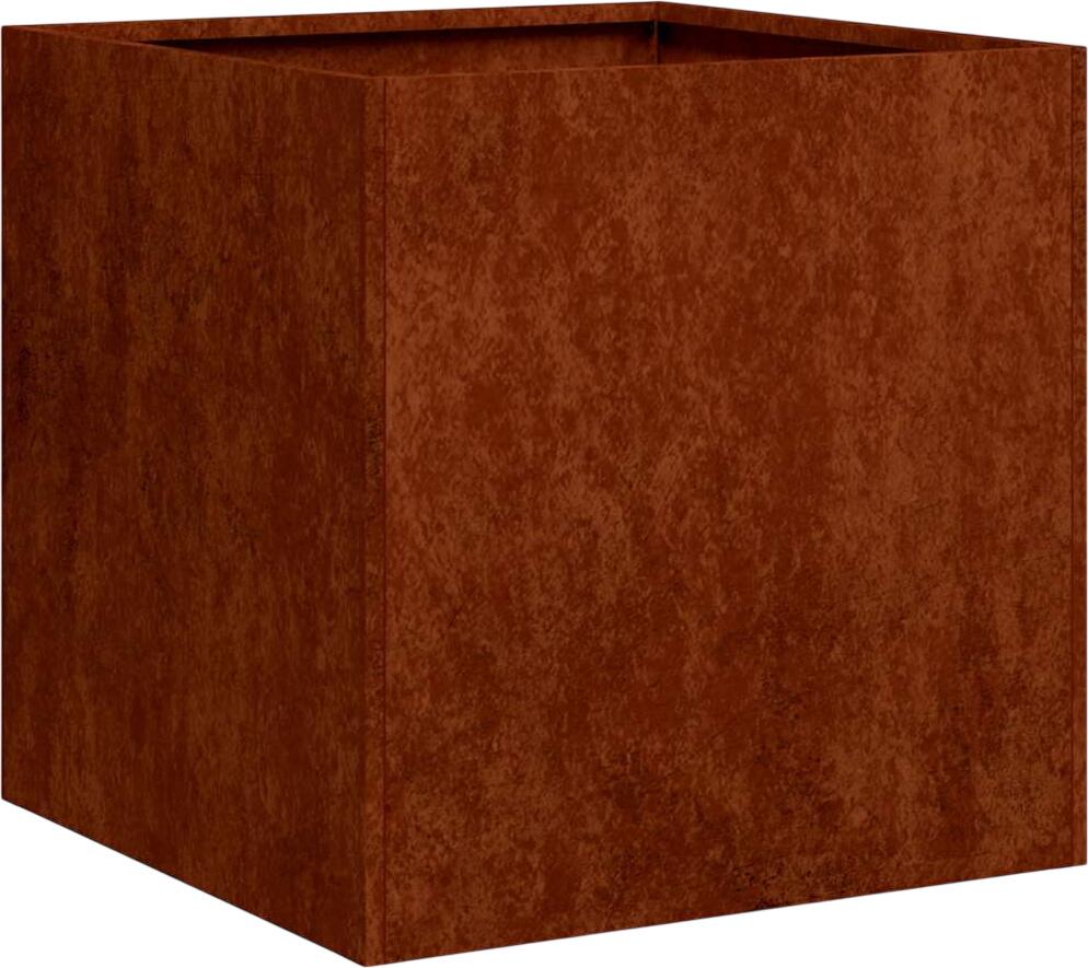 vidaXL Pflanzkübel Rostig 40 x 40 x 40 cm (860667)