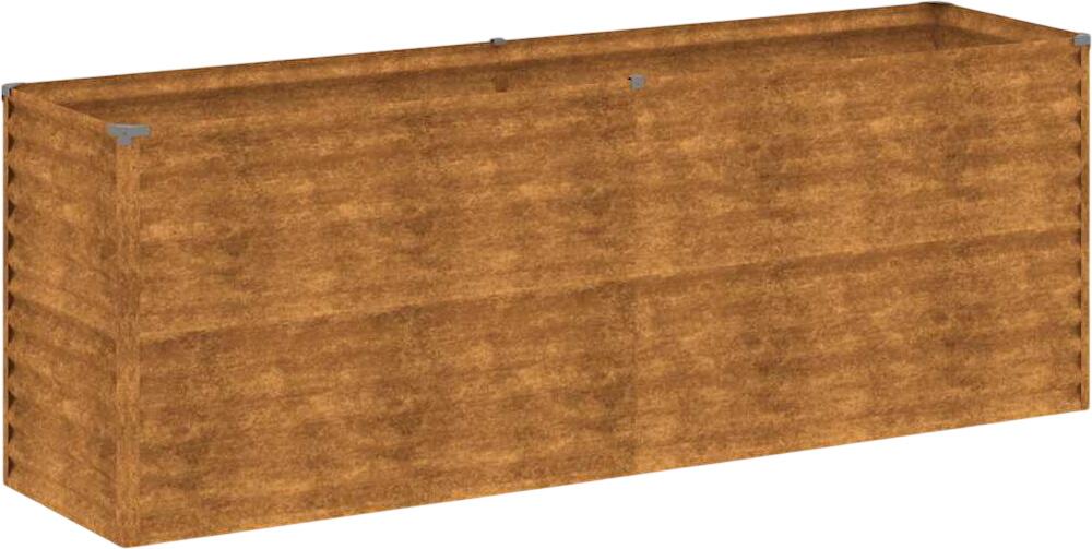 vidaXL Cortenstahl paaugstināta dobe 196 x 50 cm (151985) vidaXL Cortenstahl paaugstināta dobe 196 x 50 cm (151985)