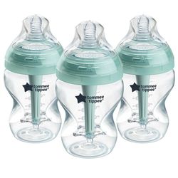 Tommee Tippee Close to Nature Advanced Anti-Colic Baby pudelītes 3 gab. Tommee Tippee Close to Nature Advanced Anti-Colic Baby pudelītes 3 gab.