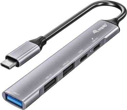 Equip 5-Port USB 3.0/2.0 Hub ar USB-C 100W USB PD (128962)