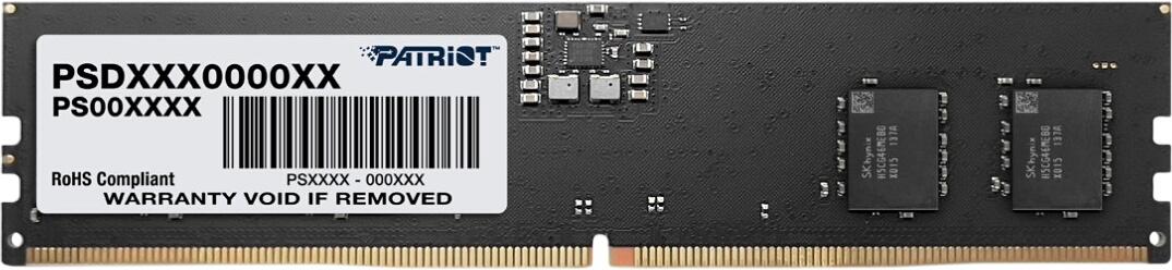 Patriot Memory Signature Line DDR5-6400 16GB (PSD516G64081C) Patriot Memory Signature Line DDR5-6400 16GB (PSD516G64081C)
