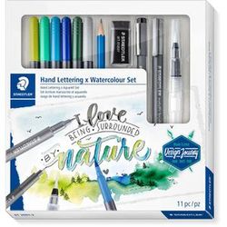 Staedtler Handlettering x Aquarell komplekts (61 3001-2) Staedtler Handlettering x Aquarell komplekts (61 3001-2)