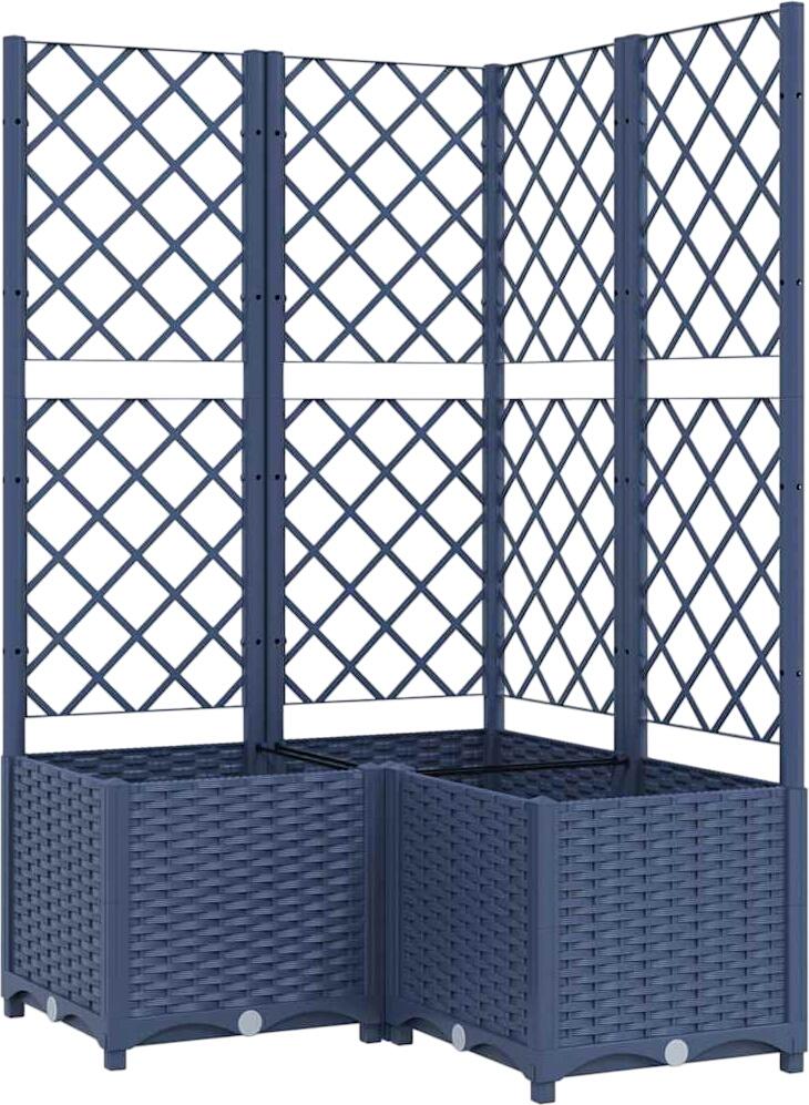 vidaXL Stādītājs ar režģi