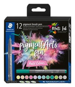 Staedtler Pigment Arts Brush Pen 371 12er Kartonetui (371 C12-2) Staedtler Pigment Arts Brush Pen 371 12er Kartonetui (371 C12-2)