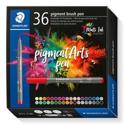 Staedtler Pigment Arts Brush Pen 371 36er Kartonetui (371 C36) Staedtler Pigment Arts Brush Pen 371 36er Kartonetui (371 C36)