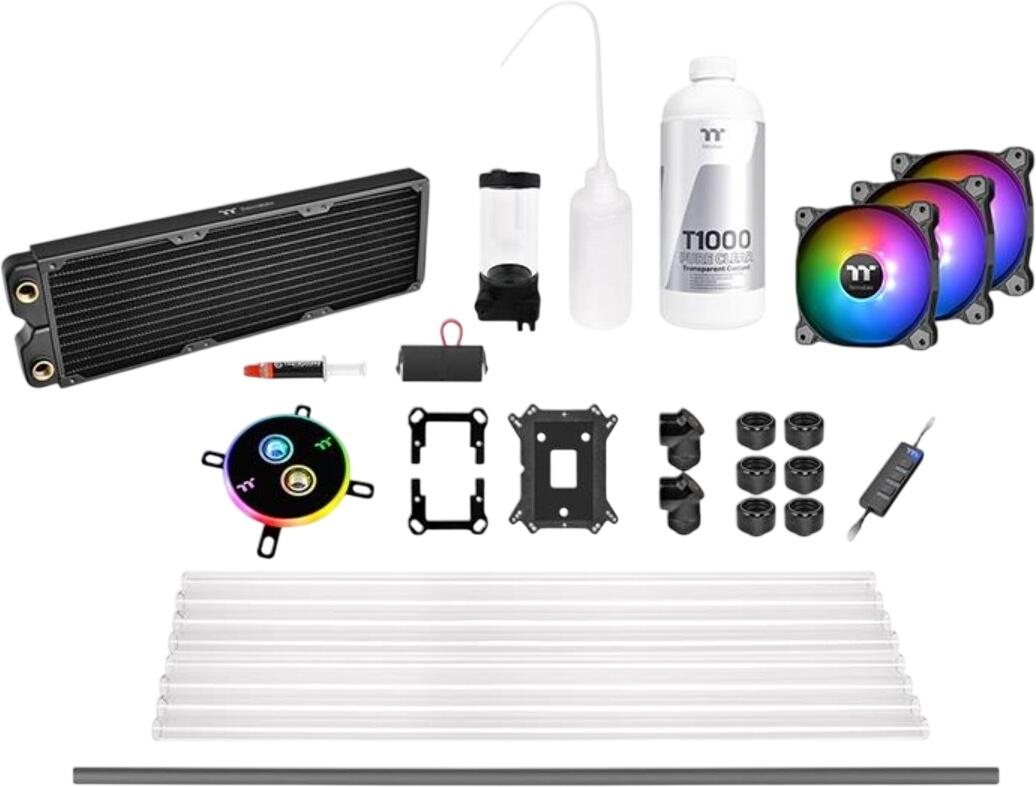 Thermaltake Pacific Tough CLM360 DDC Cietā Caurule Thermaltake Pacific Tough CLM360 DDC Cietā Caurule