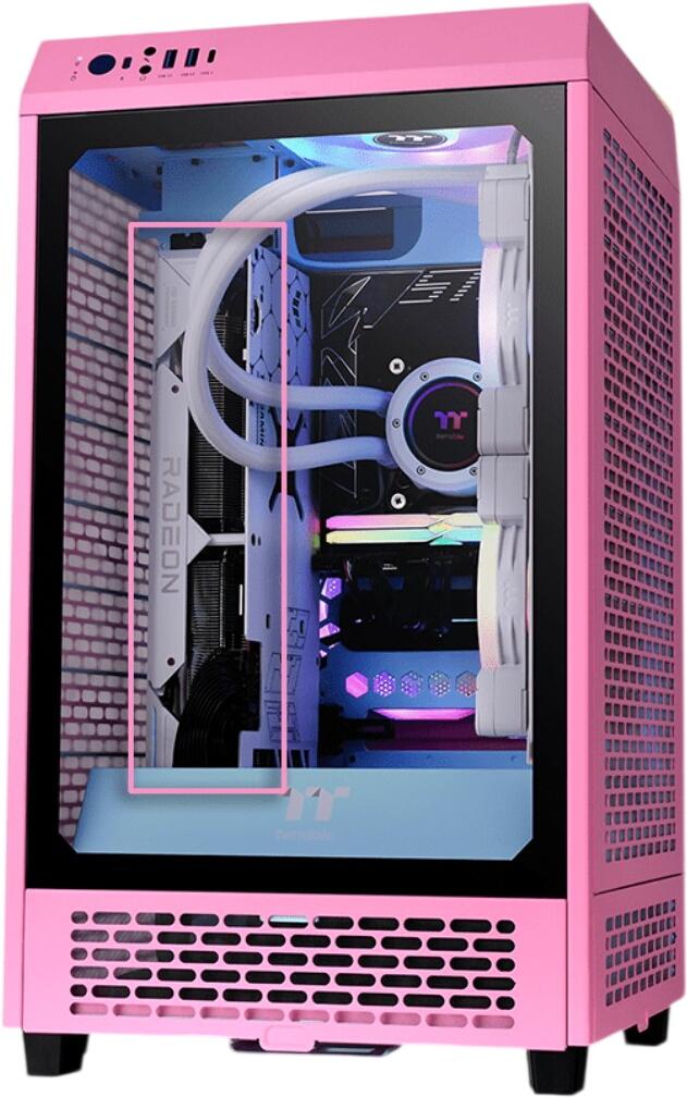 Thermaltake The Tower 200 Bubble Pink Thermaltake The Tower 200 Bubble Pink