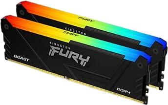 Kingston Fury Beast RGB DDR4-3600 32GB komplekts (KF436C18BB2AK2/32) Kingston Fury Beast RGB DDR4-3600 32GB komplekts (KF436C18BB2AK2/32)