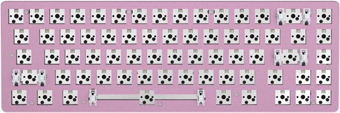 Glorious Gaming GMMK 2 Barebone Compact 65% rozā ANSI (GLO-GMMK2-65-RGB-P) Glorious Gaming GMMK 2 Barebone Compact 65% rozā ANSI (GLO-GMMK2-65-RGB-P)