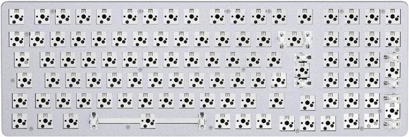 Glorious Gaming GMMK 2 Barebone 96% balts ISO (GLO-GMMK2-96-RGB-ISO-W) Glorious Gaming GMMK 2 Barebone 96% balts ISO (GLO-GMMK2-96-RGB-ISO-W)