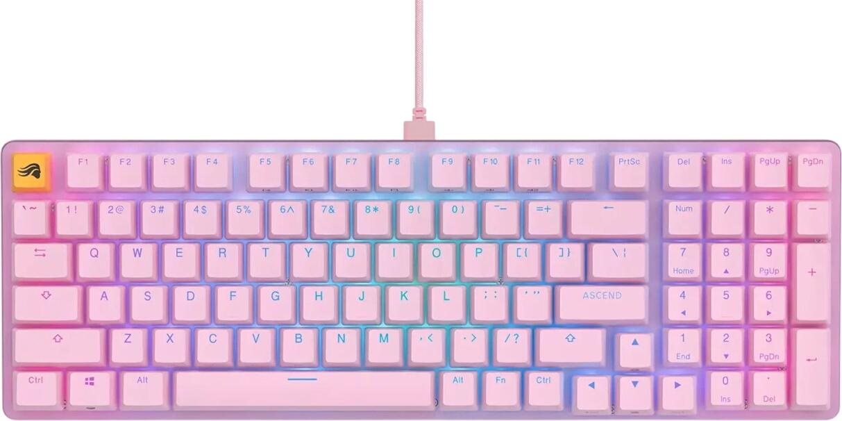 Glorious Gaming GMMK 2 96% rozā US (GLO-GMMK2-96-FOX-P) Glorious Gaming GMMK 2 96% rozā US (GLO-GMMK2-96-FOX-P)