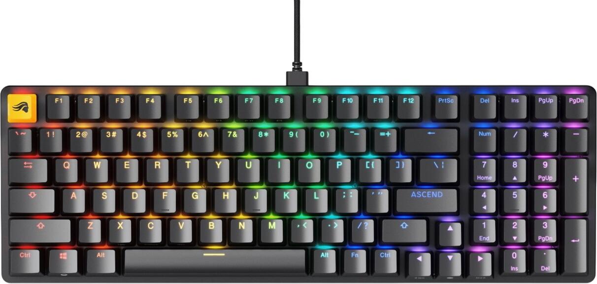 Glorious Gaming GMMK 2 96% melns US (GLO-GMMK2-96-FOX-B) Glorious Gaming GMMK 2 96% melns US (GLO-GMMK2-96-FOX-B)