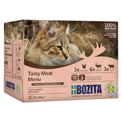 Bozita Gaļas gabaliņi želejā multikastē 85 g Bozita Gaļas gabaliņi želejā multikastē 85 g